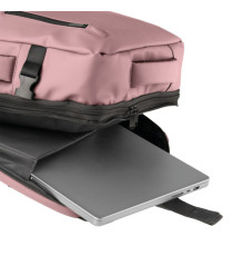 Zaino Travel Backpack Drop2Go - 30 x 15 x 45 cm - gomma - cipria - In Tempo Zaino Travel Backpack Drop2Go - 30 x 15 x 45 cm - gomma - cipria - In Tempo