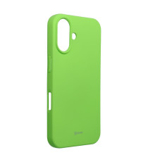 Cover in silicone Verde lime per Iphone 16 ROAR Custodia Colorful Jelly altissima qualità, materiale flessibile e antiscivolo Cover in silicone Verde lime per Iphone 16 ROAR Custodia Colorful Jelly altissima qualità, materiale flessibile e antiscivolo