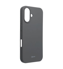 Cover in silicone Grigio per Iphone 16 Custodia Colorful Jelly altissima qualità materiale flessibile antiscivolo Cover in silicone Grigio per Iphone 16 Custodia Colorful Jelly altissima qualità materiale flessibile antiscivolo
