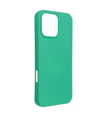 Cover in silicone Verde menta per Iphone 17 ROAR Custodia Colorful Jelly altissima qualità materiale flessibile antiscivolo Cover in silicone Verde menta per Iphone 17 ROAR Custodia Colorful Jelly altissima qualità materiale flessibile antiscivolo