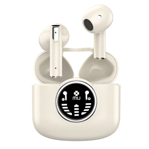 Auricolare Bluetooth  - 5.3 - Bianco - MU Auricolare Bluetooth  - 5.3 - Bianco - MU