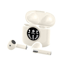 Auricolare Bluetooth  - 5.3 - Bianco - MU Auricolare Bluetooth  - 5.3 - Bianco - MU