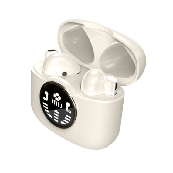 Auricolare Bluetooth  - 5.3 - Bianco - MU Auricolare Bluetooth  - 5.3 - Bianco - MU