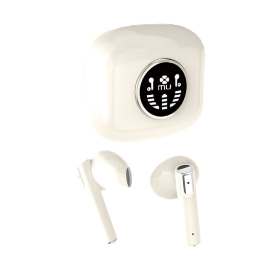 Auricolare Bluetooth  - 5.3 - Bianco - MU Auricolare Bluetooth  - 5.3 - Bianco - MU