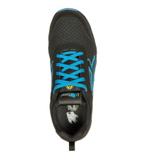 Calzatura di sicurezza Stinger Red Ego S3S ESD - numero 46 - nero/azzurro - U-Power