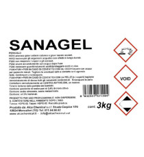 Detergente igienizzante Sanagel - Alca - tanica da 3 kg Detergente igienizzante Sanagel - Alca - tanica da 3 kg
