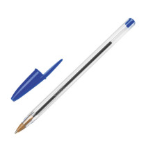 Penna a sfera Cristal - punta media 1,0mm - blu  - Bic - conf. 10 pezzi