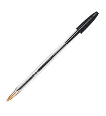 Penna a sfera Cristal - punta media 1,0mm - nero  - Bic - conf. 10 pezzi