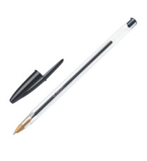 Penna a sfera Cristal - punta media 1,0mm - nero  - Bic - conf. 10 pezzi