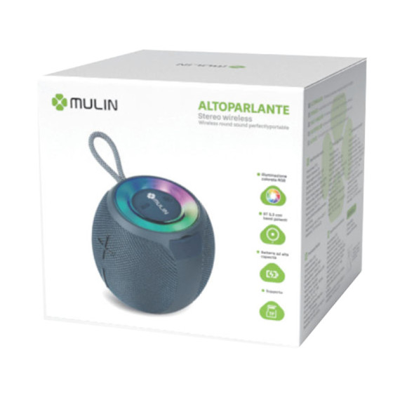 Speaker Bluetooth -  5.3 Nero - MU Speaker Bluetooth -  5.3 Nero - MU