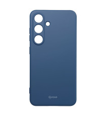 Cover in silicone Blu navy per Galaxy S25 Plus ROAR Custodia Colorful Jelly altissima qualità materiale flessibile antiscivolo Cover in silicone Blu navy per Galaxy S25 Plus ROAR Custodia Colorful Jelly altissima qualità materiale flessibile antiscivolo