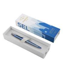 Penna sfera Jotter - Global Icon Seoul - punta M - fusto blu - Parker Penna sfera Jotter - Global Icon Seoul - punta M - fusto blu - Parker