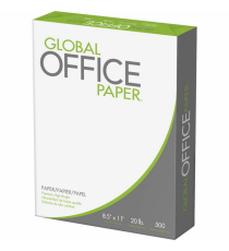 Carta fotocopie A4 75gr Global Office paper bianca 500ff superficie brillante e qualità superiore - certificata FSC,ECF,ECOLABEL Carta fotocopie A4 75gr Global Office paper bianca 500ff superficie brillante e qualità superiore - certificata FSC,ECF,ECOLABEL