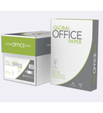 Carta fotocopie A4 75gr Global Office paper bianca 500ff superficie brillante e qualità superiore - certificata FSC,ECF,ECOLABEL Carta fotocopie A4 75gr Global Office paper bianca 500ff superficie brillante e qualità superiore - certificata FSC,ECF,ECOLABEL