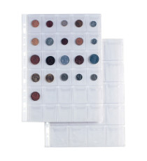 Buste forate Ercole - PVC liscio - 21x 29,7 cm - porta monete - 30 tasche - Sei Rota - conf. 10 pezzi Buste forate Ercole - PVC liscio - 21x 29,7 cm - porta monete - 30 tasche - Sei Rota - conf. 10 pezzi