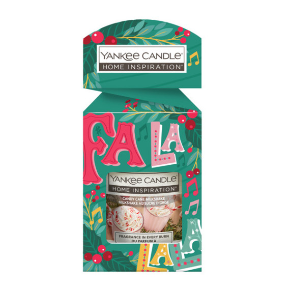 Candela Giara - 104 gr - Candy Cane Milkshake - Yankee Candle Candela Giara - 104 gr - Candy Cane Milkshake - Yankee Candle