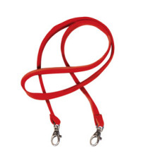 Cordoncino Pass M - raso - lunghezza 85 cm - rosso - Sei Rota - conf. 50 pezzi Cordoncino Pass M - raso - lunghezza 85 cm - rosso - Sei Rota - conf. 50 pezzi