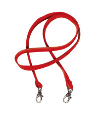Cordoncino Pass M - raso - lunghezza 85 cm - rosso - Sei Rota - conf. 50 pezzi Cordoncino Pass M - raso - lunghezza 85 cm - rosso - Sei Rota - conf. 50 pezzi