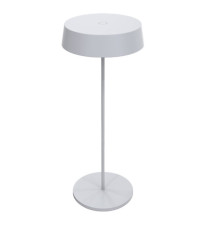 Lampada da tavolo 901 - c/aggancio magnetico - 10 x 30 cm - alluminio - bianco - Palmina