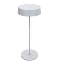 Lampada da tavolo 901 - c/aggancio magnetico - 10 x 30 cm - alluminio - bianco - Palmina