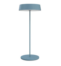 Lampada da tavolo 901 - c/aggancio magnetico - 10 x 30 cm - alluminio - blu - Palmina