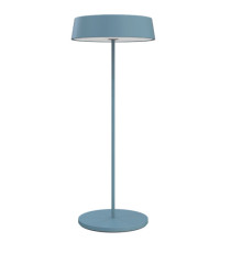 Lampada da tavolo 901 - c/aggancio magnetico - 10 x 30 cm - alluminio - blu - Palmina