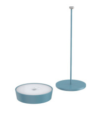 Lampada da tavolo 901 - c/aggancio magnetico - 10 x 30 cm - alluminio - blu - Palmina