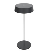 Lampada da tavolo 901 - c/aggancio magnetico - 10 x 30 cm - alluminio - nero - Palmina