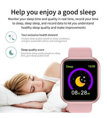 Orologio Smartwatch L18S rosa pink schermo 1.3" touchscreen bracciale attività - fitness - cardiofrequenzimetro Bluetooth Orologio Smartwatch L18S rosa pink schermo 1.3" touchscreen bracciale attività - fitness - cardiofrequenzimetro Bluetooth
