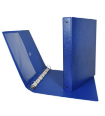 Raccoglitore Stelvio - 4 anelli a R 25 mm - dorso 3 cm - 22 x 30 cm - blu - Sei Rota Raccoglitore Stelvio - 4 anelli a R 25 mm - dorso 3 cm - 22 x 30 cm - blu - Sei Rota