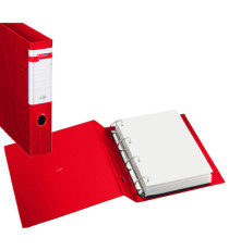 Raccoglitore Stelvio F - 4 anelli a D 25 mm - dorso 3,5 cm - 22x30 cm - rosso - Sei Rota Raccoglitore Stelvio F - 4 anelli a D 25 mm - dorso 3,5 cm - 22x30 cm - rosso - Sei Rota