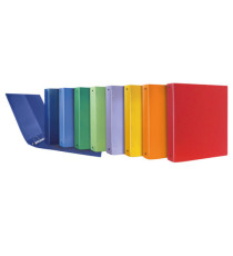 Raccoglitore Terra - 4 anelli a R 17 mm - 22 x 30 cm -  dorso 2,5 cm - PP riciclato - colori assortiti - Sei Rota Raccoglitore Terra - 4 anelli a R 17 mm - 22 x 30 cm -  dorso 2,5 cm - PP riciclato - colori assortiti - Sei Rota