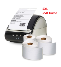 Etichette 25mmX25mm Nfc white S1933083 rotolo da 850pz compatibili per Dymo Labelwriter 550,5XL,550 Turbo impermeabile, antiolio