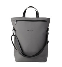 Borsa zainabile Drop - 30 x 44 x 14 cm - gomma - grigio - In Tempo Borsa zainabile Drop - 30 x 44 x 14 cm - gomma - grigio - In Tempo