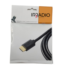 Cavo HDMI - V1.4b - 4K Ultra HD - serie Silver - 5mt- Irradio Cavo HDMI - V1.4b - 4K Ultra HD - serie Silver - 5mt- Irradio