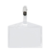 Portanome Pass 3P - clip in metallo - senza cartoncino - 9,5 x 6 cm - PP - buccia - Sei Rota - conf. 10 pezzi Portanome Pass 3P - clip in metallo - senza cartoncino - 9,5 x 6 cm - PP - buccia - Sei Rota - conf. 10 pezzi