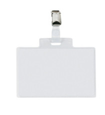 Portanome Pass 4E - clip in metallo - c/cartoncino - 11 x 7 cm - Sei Rota - conf. 100 pezzi Portanome Pass 4E - clip in metallo - c/cartoncino - 11 x 7 cm - Sei Rota - conf. 100 pezzi