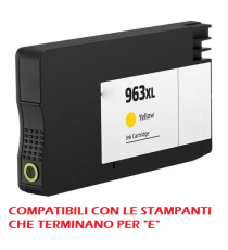 Cartuccia HP 963XL giallo 3JA29AE rigenerata con chip aggiornato per Hp 9010,9012,9014,9015e,9025e 1.600 pagine Cartuccia HP 963XL giallo 3JA29AE rigenerata con chip aggiornato per Hp 9010,9012,9014,9015e,9025e 1.600 pagine