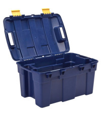 Baule multiuso Bankers Box - 39 x 59 x 33 cm - 40 L - PP - con coperchio - blu/giallo - Fellowes Baule multiuso Bankers Box - 39 x 59 x 33 cm - 40 L - PP - con coperchio - blu/giallo - Fellowes