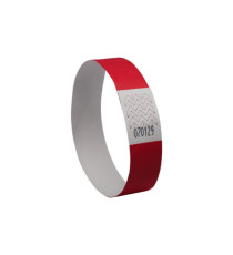 Braccialetti identificativi - in Tyvek - rosso fluo - 265 x 19 mm - 50 fogli - 10 et/fg - Avery - Conf. 500 pezzi Braccialetti identificativi - in Tyvek - rosso fluo - 265 x 19 mm - 50 fogli - 10 et/fg - Avery - Conf. 500 pezzi