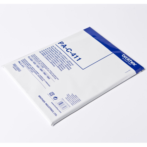 Brother - Carta A4 termica - PAC411 - Scatola 100 Fogli Brother - Carta A4 termica - PAC411 - Scatola 100 Fogli