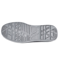 Calzatura di sicurezza Hard S3 SRC - pelle idrorepellente - numero 45 - grigio scuro/verde - U-Power