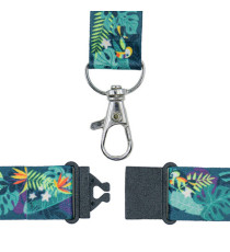 Cordoncino per portabadge - in Rpet - fantasia tropicale - 440 x 20 mm - Avery - Conf. 10 pezzi Cordoncino per portabadge - in Rpet - fantasia tropicale - 440 x 20 mm - Avery - Conf. 10 pezzi