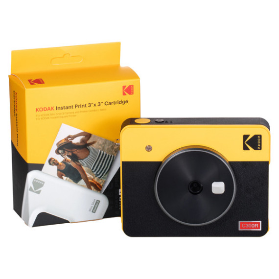 Fotocamera Istantanea Mini shot - Combo 3 Retro - Giallo - Kodak Fotocamera Istantanea Mini shot - Combo 3 Retro - Giallo - Kodak