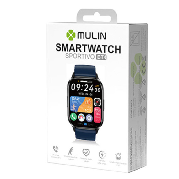 Smartwatch -  Display  AMOLED -  HK21 - Blu - MU Smartwatch -  Display  AMOLED -  HK21 - Blu - MU