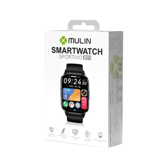 Smartwatch -  Display  AMOLED -  HK21 - Nero - MU Smartwatch -  Display  AMOLED -  HK21 - Nero - MU