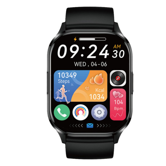 Smartwatch -  Display  AMOLED -  HK21 - Nero - MU Smartwatch -  Display  AMOLED -  HK21 - Nero - MU