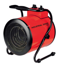 Stufa industriale INDUSTRIAL3000 - 3000 W - 37 x 32 x 32 cm - nero/rosso - CFG Stufa industriale INDUSTRIAL3000 - 3000 W - 37 x 32 x 32 cm - nero/rosso - CFG