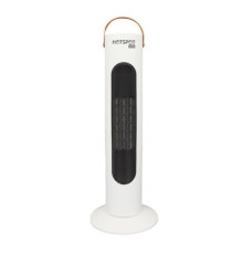 Termoventilatore torre HOT SPOT - 2000 W - 23 x 23 x 62 cm - bianco - CFG Termoventilatore torre HOT SPOT - 2000 W - 23 x 23 x 62 cm - bianco - CFG
