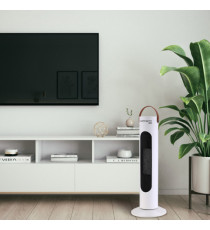 Termoventilatore torre HOT SPOT - 2000 W - 23 x 23 x 62 cm - bianco - CFG Termoventilatore torre HOT SPOT - 2000 W - 23 x 23 x 62 cm - bianco - CFG